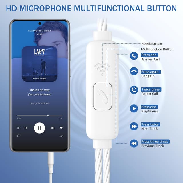 Thumbnail 5 de Jogteg Earbuds 5-pack Wired Earphones