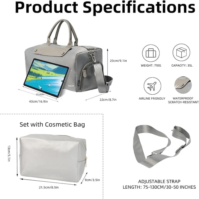 Thumbnail 3 de Cabin Bags 40x20x25 Underseat 25L carry on