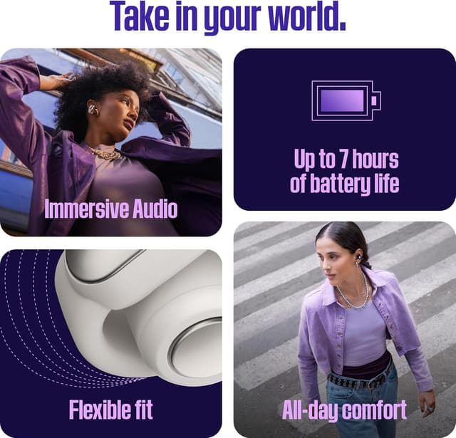 Detalle de Bose Ultra Open Earbuds Bluetooth 48 Std