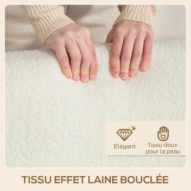 Thumbnail 6 de HOMCOM Fauteuil Salon 60 cm assise