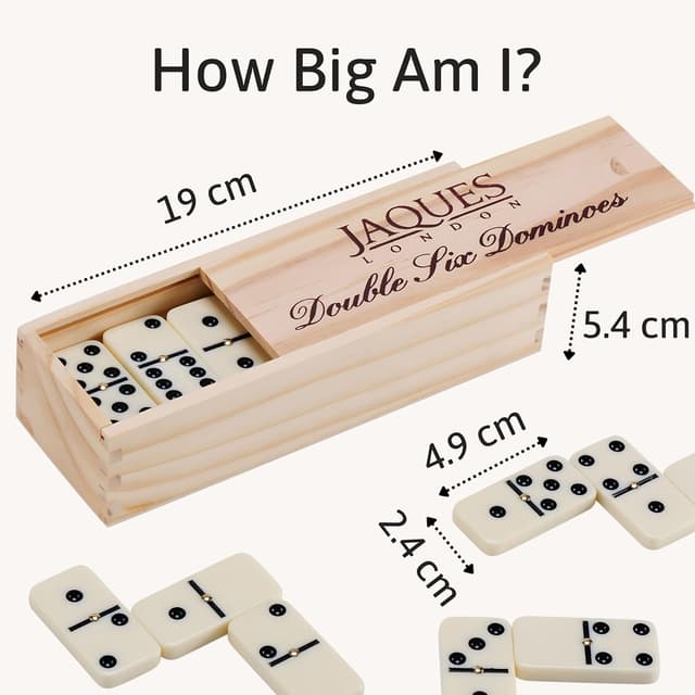 Imagen de Jaques of London Dominoes Set 28 pcs 🎲 en OfertitasTOP