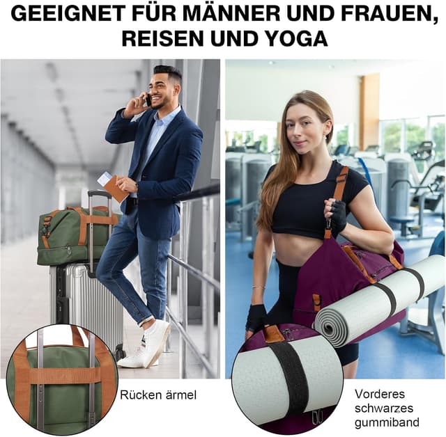 Thumbnail 5 de Vllcsla Sporttasche 32,2 L Groß Schwarz