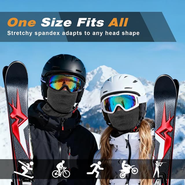 Thumbnail 5 de HEGGCOOE Ski Mask Balaclava 24in