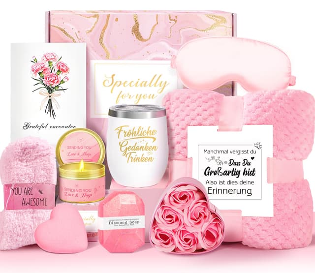Detalle de Geschenkset Spa-Korb für Frauen mit 10-teiligem Set