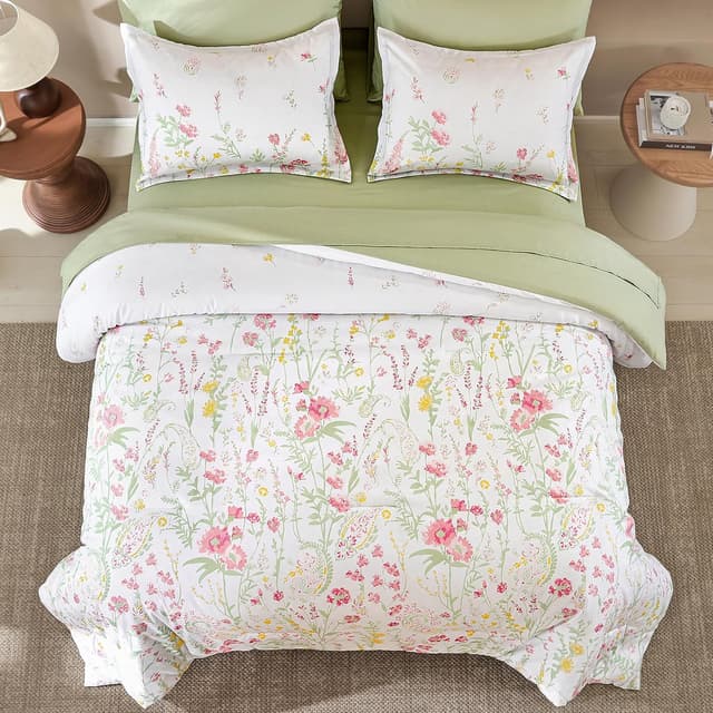 Thumbnail 2 de Yiran King Floral Duvet Set 7-Piece