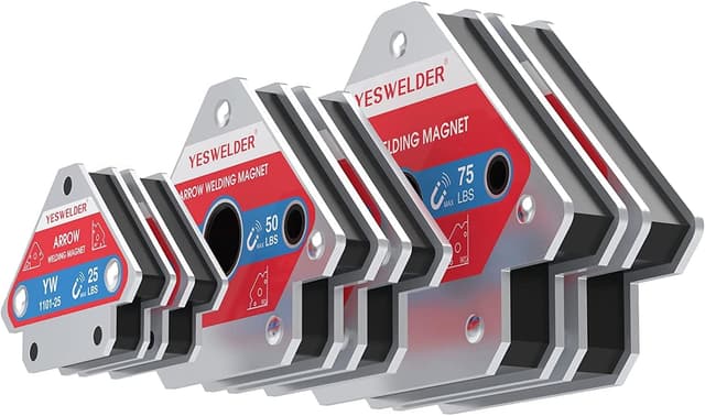 Thumbnail 6 de YESWELDER 50lb Welding Magnets (4-piece set) for 45°, 90° and 135° alignment