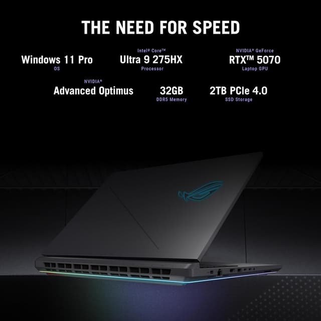 Detalle 2 de ASUS ROG Strix G18 2025 Gaming Laptop