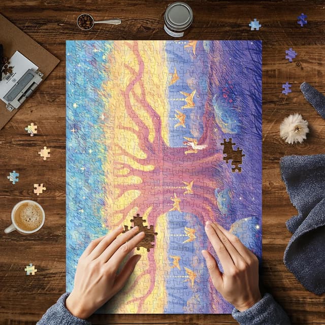 Thumbnail 5 de HUADADA Lot de 500 puzzles classique 49x35 cm