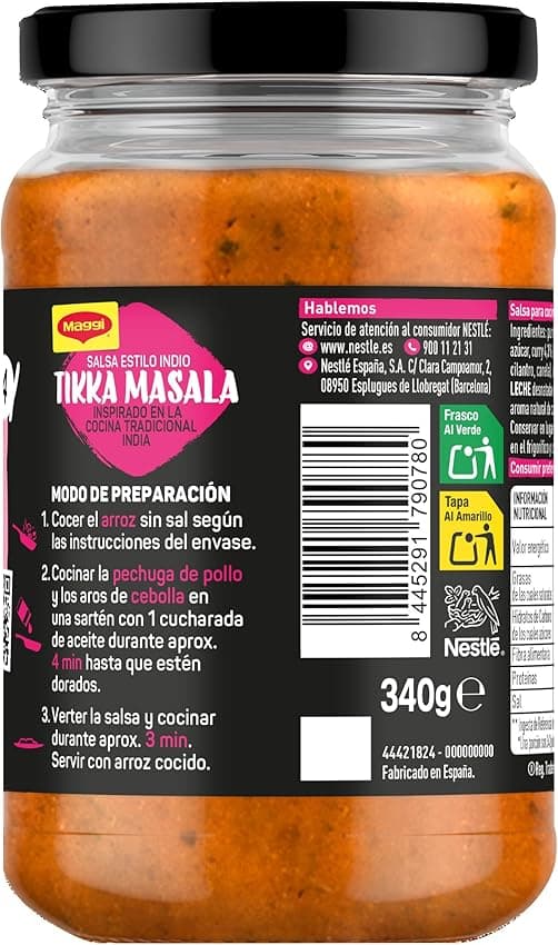 Thumbnail 4 de Maggi Salsa Asiática Tikka Masala 6 x 340 g