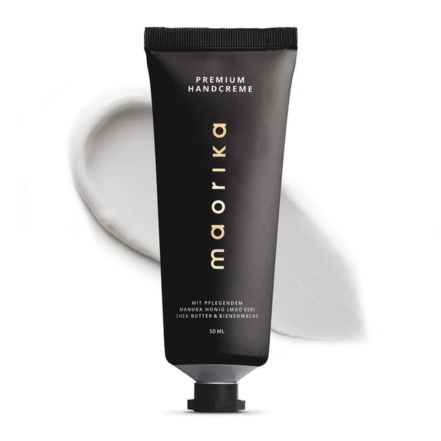 Detalle de maorika Premium Handcreme mit Manuka Honig MGO 550 – reichhaltige Pflege für trockene Hände (50 ml)