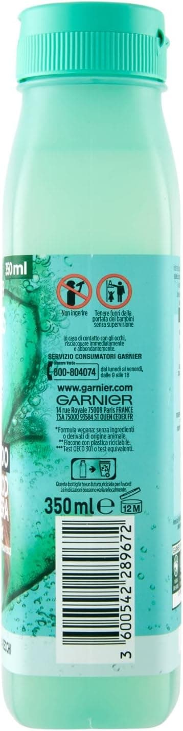 Detalle 2 de Garnier Fructis Hair Food Shampooing hydratant à l’aloe vera pour cheveux déshydratés – 350 ml