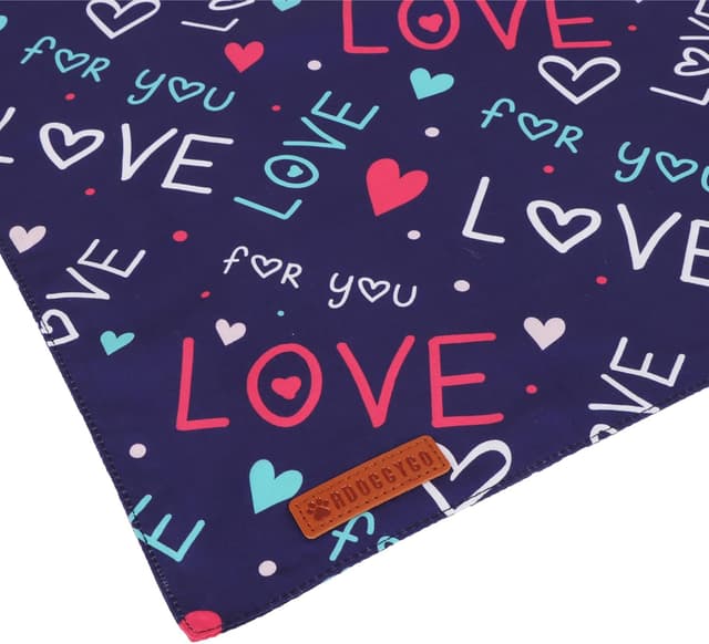 Thumbnail 5 de ADOGGYGO Valentine Dog Bandana Large ❤