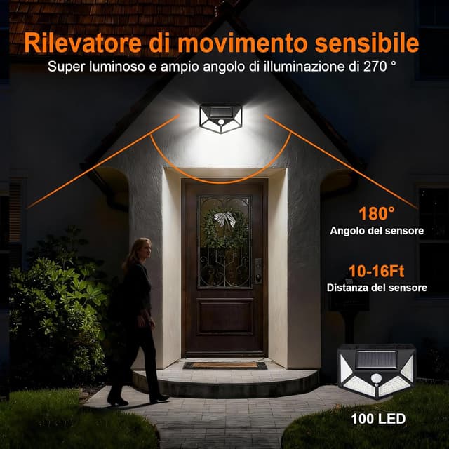 Thumbnail 6 de GRIFEMA GDK203 faretti solari LED 100