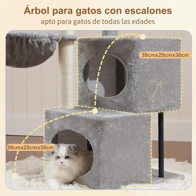 Thumbnail 3 de Heybly HCT201SW árbol rascador 92 cm