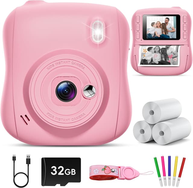 Detalle de Hangrui Kinderkamera Sofortbildkamera 14MP