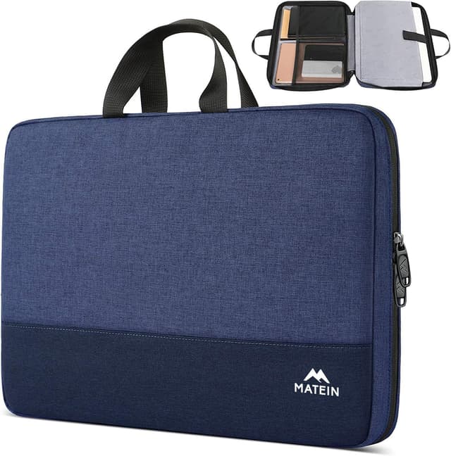 Detalle de MATEIN Laptop Tasche 15,6 Zoll dunkelblau
