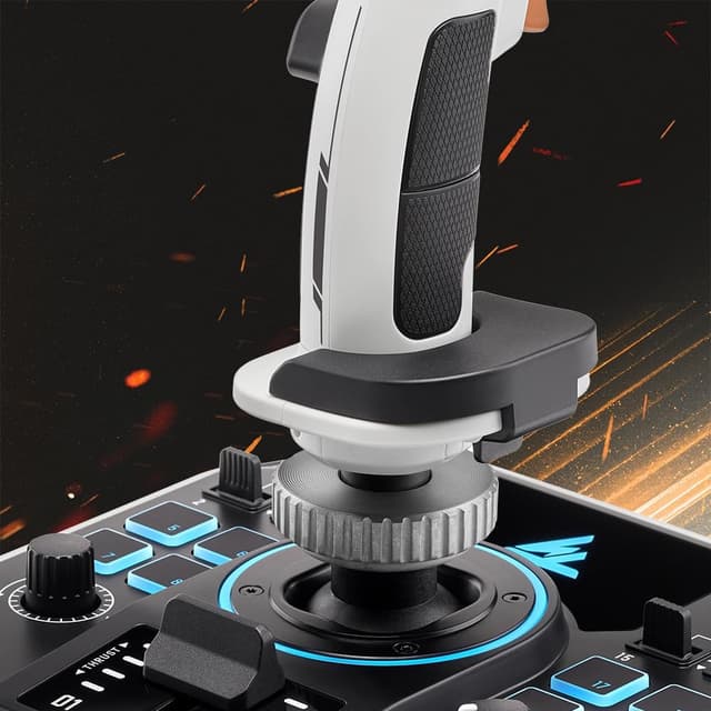 Detalle de Thrustmaster Sol-R 1 Flightstick with Magnetic Precision (H.E.A.R.T) – Space Simulation Joystick for PC