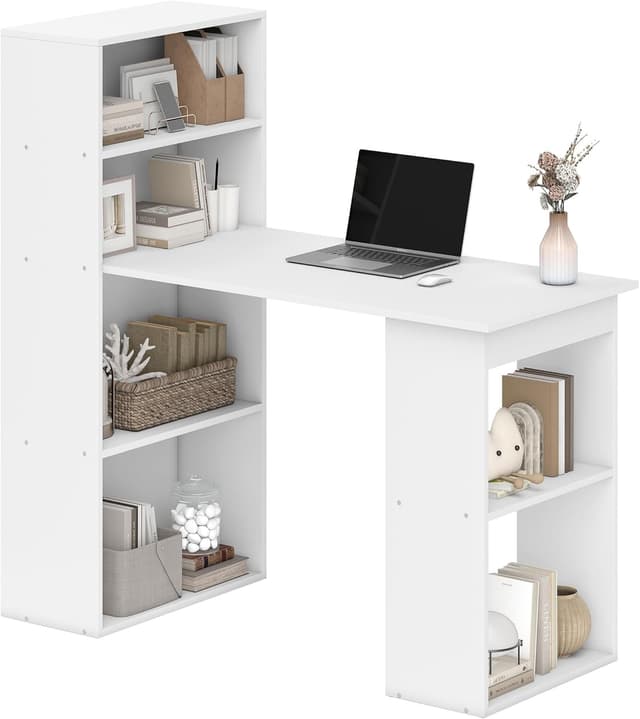 Imagen de HOMCOM Bureau Informatique 120 x 55 x 120 cm en OfertitasTOP