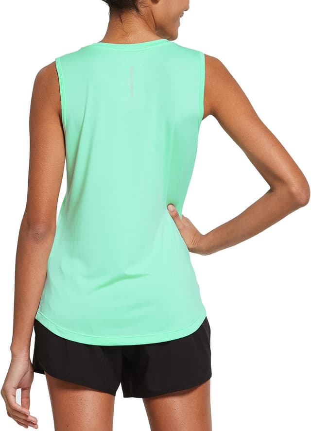 Detalle de baleaf Women’s Sleeveless Workout Tank Tops (Cool-Dry, Reflective Elements)