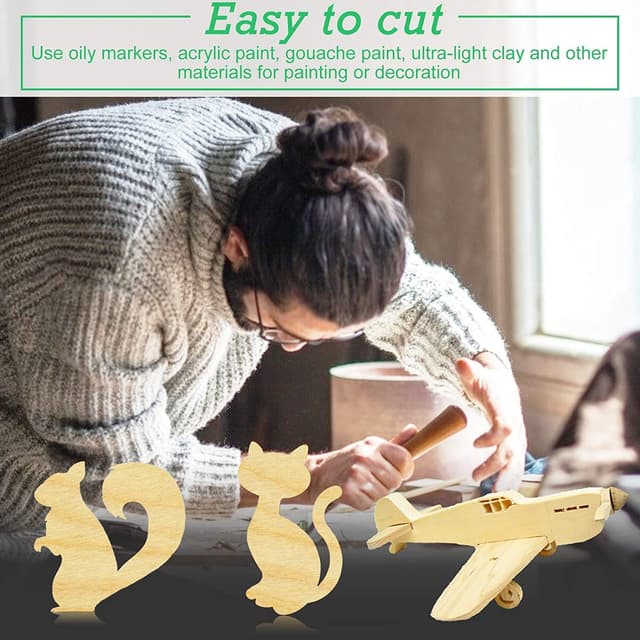 Thumbnail 4 de OWLKELA Compensato 20 pezzi 100×100×2 mm 🪵