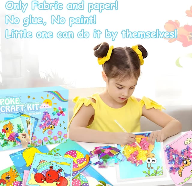 Thumbnail 5 de Kids Poke-in craft kit 700 fabric squares