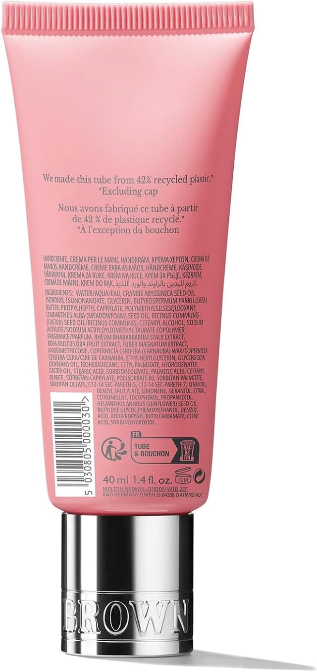 Detalle de Delicious Rhubarb & Rose Hand Cream 40 ml