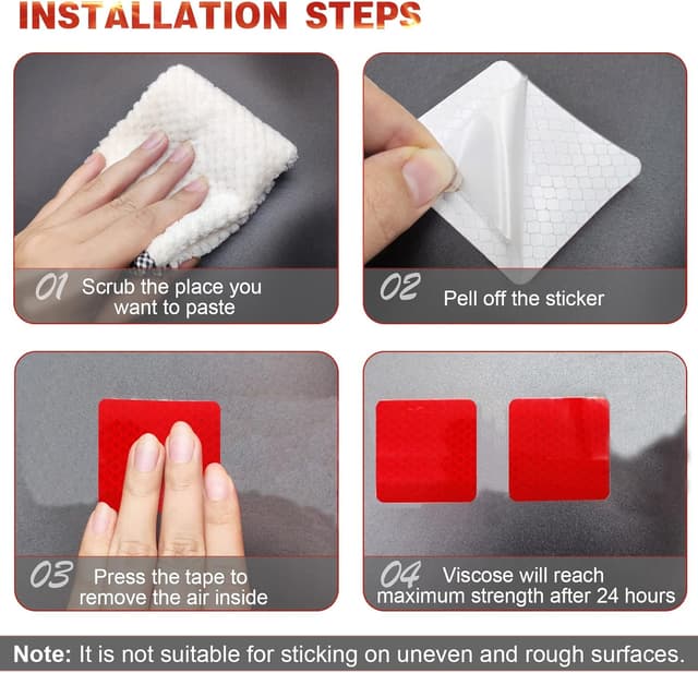 Thumbnail 6 de XFXIA Reflektierendes Aufkleberband 5x5 cm