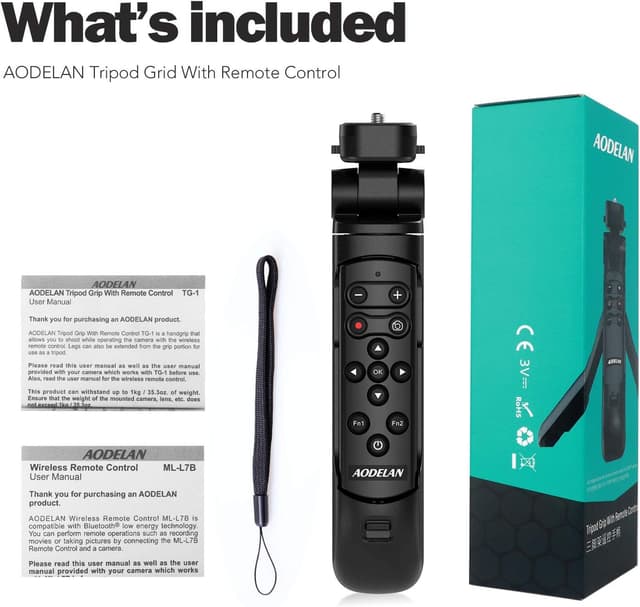 Thumbnail 6 de AODELAN Wireless Remote Mini Tripod for Canon