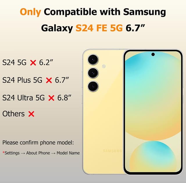 Detalle 2 de Galaxy S24 FE 5G Handyhülle mit 6,7-Zoll