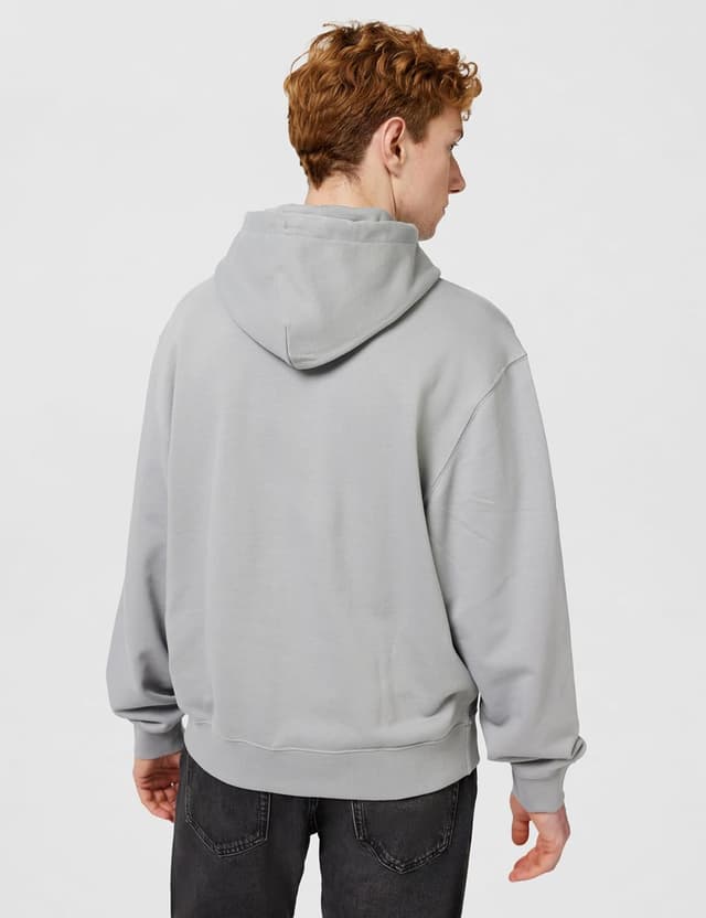 Detalle de Calvin Klein Felpa Uomo con Cappuccio Terry