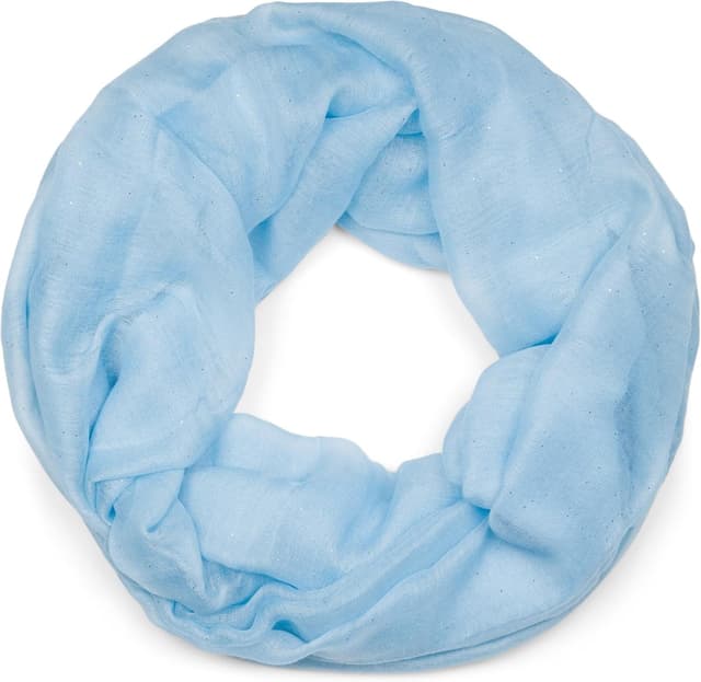 Thumbnail 6 de styleBREAKER Sciarpa a tubo effetto glitter 87x93 cm