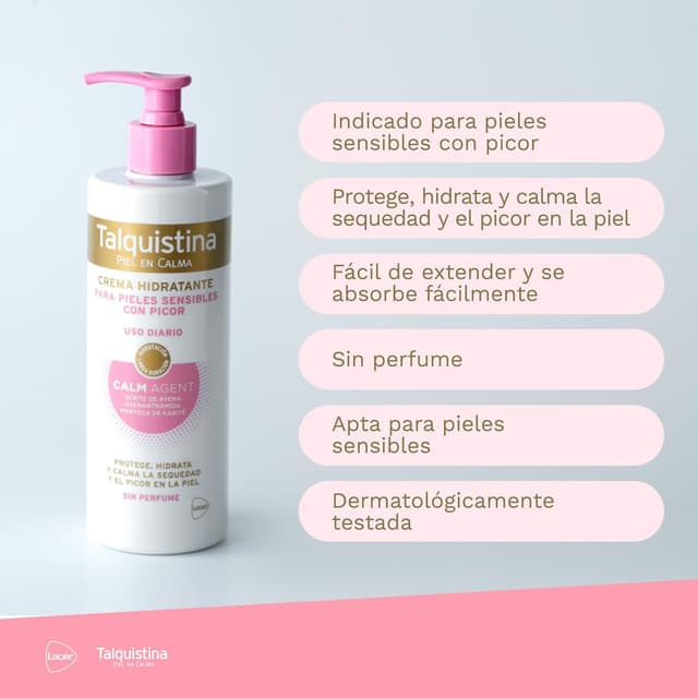 Detalle 1 de Crema idratante Talquistina 400 ml