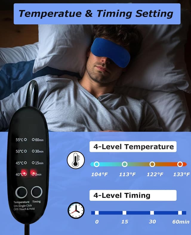 Detalle 1 de PJYU Mascarilla para Ojos Calentada