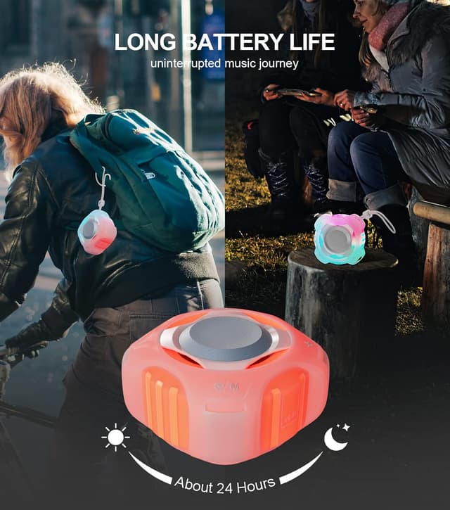 Detalle de comiso C15 Shower Bluetooth Speaker (IPX7, Floating Wireless Speaker with LED Lights)