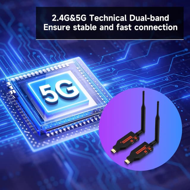 Thumbnail 4 de Wireless HDMI 1TX 2RX 330FT 4K Decode