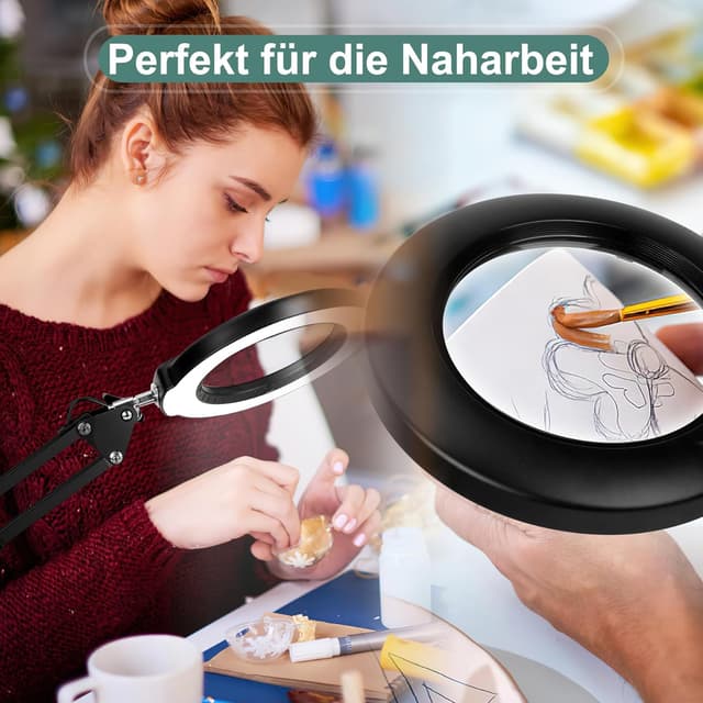 Thumbnail 5 de Veemagni 10X Lupe mit Licht 🔍