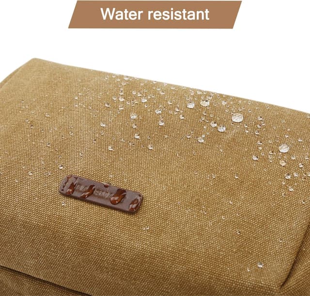 Thumbnail 6 de BAGSMART Herren-Kulturbeutel mit Doppelreißverschluss, 5 l – wasserdichte Reisetuchtasche in Khaki