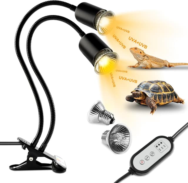 Imagen de testyu Lampada riscaldante per tartarughe 25W+50W 🐢 en OfertitasTOP