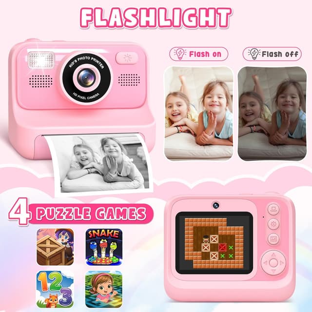 Thumbnail 4 de Subtail Kids Camera Instant Print 32GB