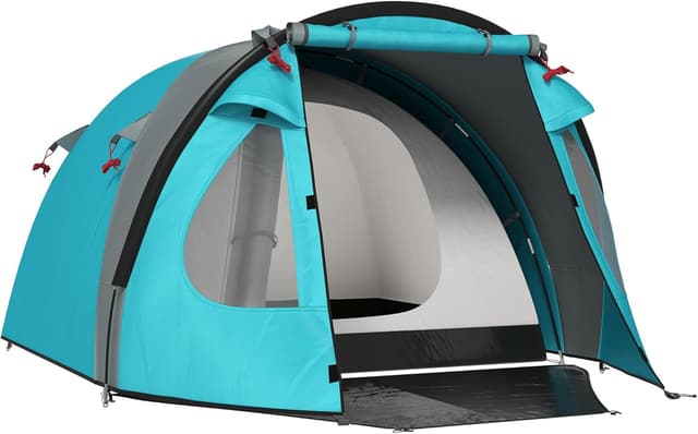 Detalle de Outsunny Tente de camping 2-4 places, 3000 mm
