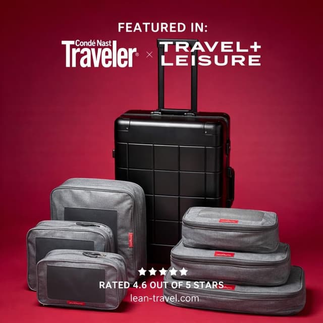 Thumbnail 4 de LeanTravel Premium Compression Packing Cubes 6-Pack