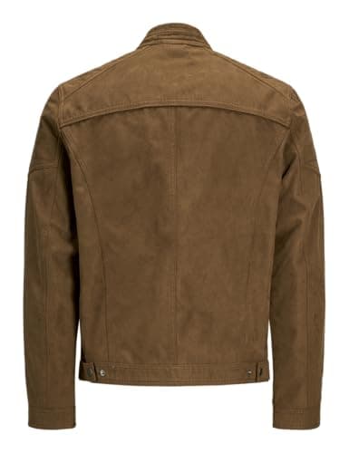Detalle 2 de JACK & JONES Faux Suede Jacket Cognac L