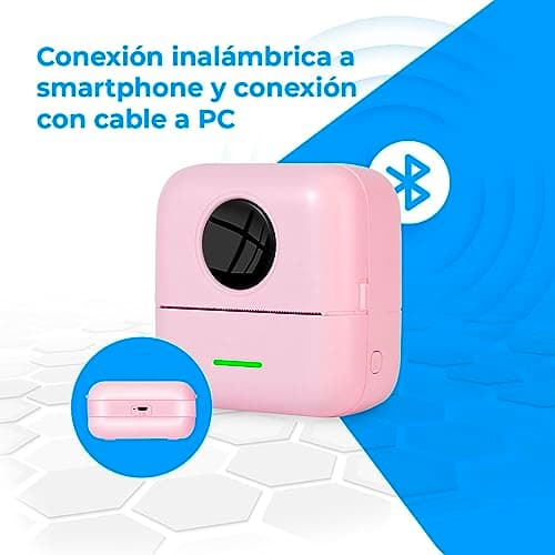 Thumbnail 3 de NK Impresora Fotográfica Portátil rosa 📷