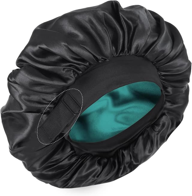Thumbnail 6 de XRACEPHOL Silk Bonnet for Sleeping (Double Layer Satin, Adjustable) for Black Women