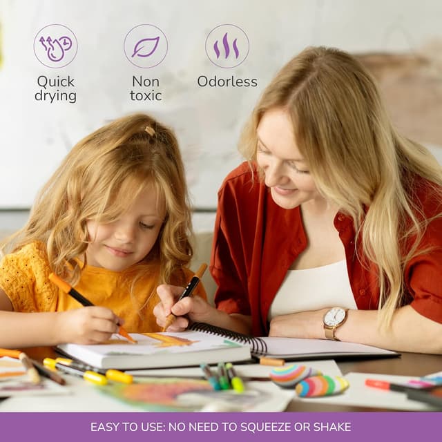 Detalle de Zenacolor acrylic paint markers 24