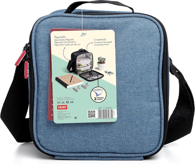Thumbnail 5 de Tatay Bolsa Termica Porta Alimentos Impermeable 3,5 L Azul Denim