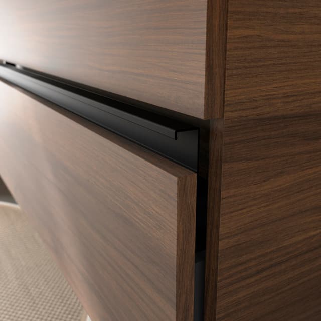 Detalle 2 de Salgar Bequia Plus Metal mueble baño 2 cajones 1 poza 🚽