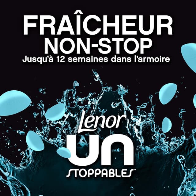 Detalle 2 de Lenor Unstoppables Parfum de linge en perles – parfum aérien aux agrumes et fruits frais