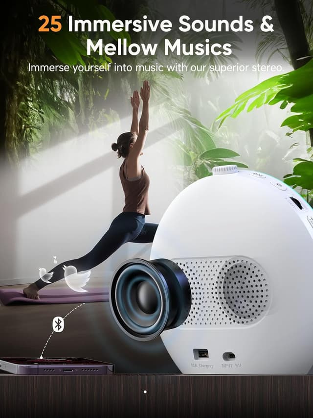 Detalle de Sunrise Alarm Clock wake-up light, 9min snooze