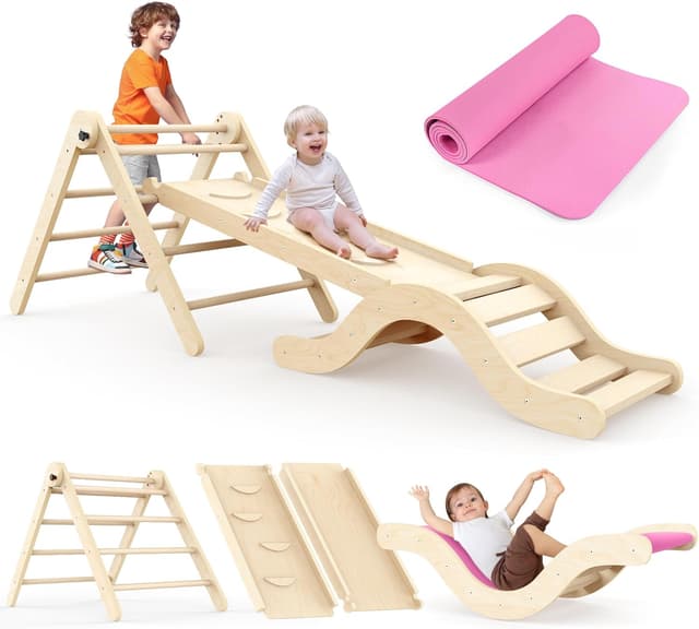 Detalle de Montessori Indoor Spielset Klettergerüst 7-in-1